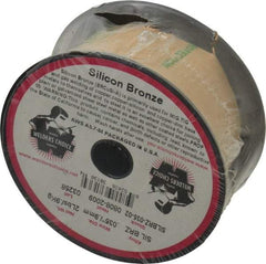 Welding Material - ERCuSi-A, 0.035 Inch Diameter, Silicon Bronze MIG Welding Wire - 2 Lb. Roll - Exact Industrial Supply