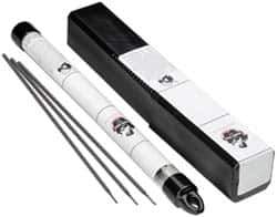 Welding Material - 14" Long, 3/32" Diam, Steel Alloy Arc Welding Electrode - Chamfer Cutting Rods - Exact Industrial Supply