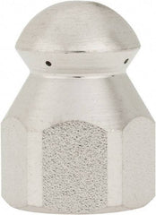 Value Collection - 4,200 psi Fixed, Sewer Pressure Washer Nozzle - 6mm Orifice Diam, 1/4" Thread - Exact Industrial Supply