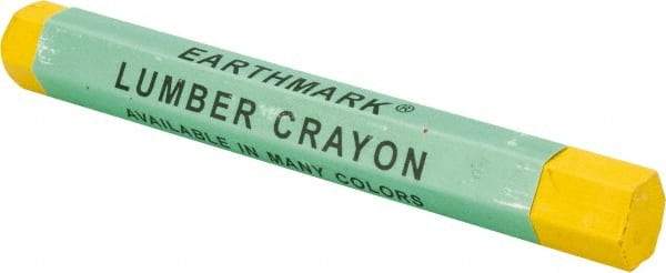 Value Collection - Clay Based Lumber Crayon - Yellow - Exact Industrial Supply