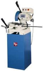 Rong Fu - 1 Cutting Speed, 10" Blade Diam, Cold Saw - 42 RPM Blade Speed, Bench Machine, 1 Phase, Compatible with Ferrous Material - Exact Industrial Supply