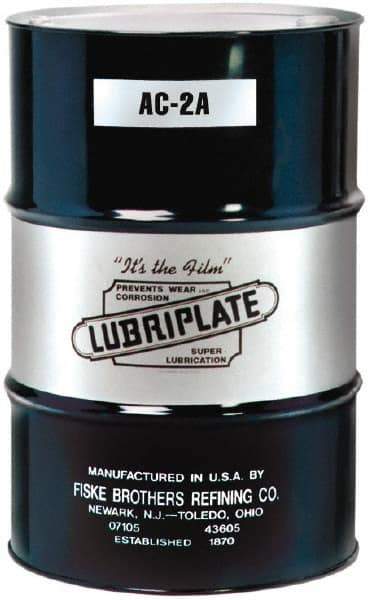 Lubriplate - 55 Gal Drum, ISO 100, SAE 30, Air Compressor Oil - 40°F to 405°, 430 Viscosity (SUS) at 100°F, 63 Viscosity (SUS) at 210°F - Exact Industrial Supply