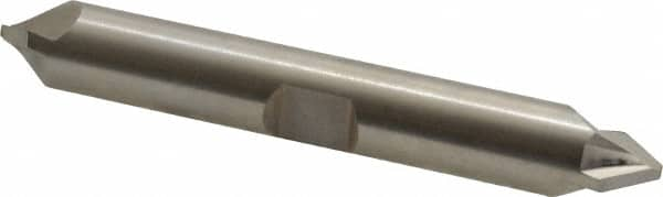 Hertel - 3/8" Diam Double End Cobalt Chamfer Mill - Exact Industrial Supply