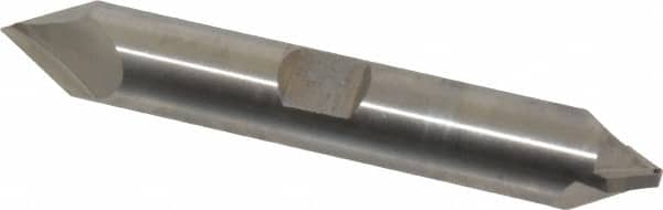 Hertel - 1/2" Diam 2 Flute Double End Cobalt Chamfer Mill - Exact Industrial Supply