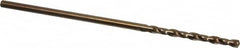 #10 2-7/16″ Flute Length 135° Cobalt Aircraft Extension Drill Straw Finish, 0.1935″ Diam Straight-Cylindrical Shank, Split Point, Self-Centering