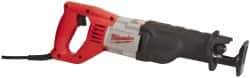 Milwaukee Tool - 3,000 Strokes per Minute, 1-1/8 Inch Stroke Length, Electric Reciprocating Saw - 120 Volts, 12 Amps - Exact Industrial Supply