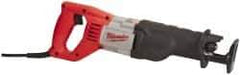 Milwaukee Tool - 3,000 Strokes per Minute, 1-1/8 Inch Stroke Length, Electric Reciprocating Saw - 120 Volts, 12 Amps - Exact Industrial Supply