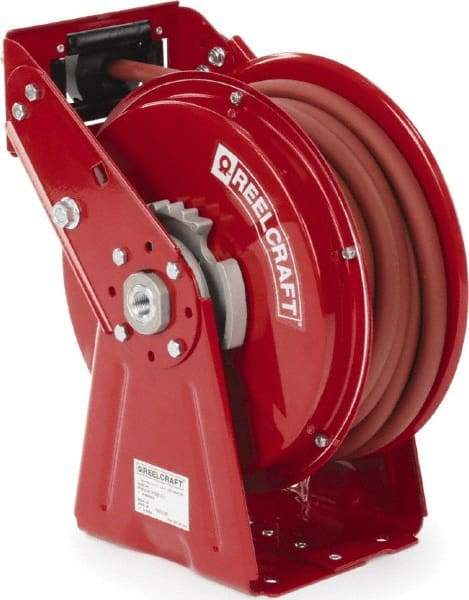 Reelcraft - 35' Spring Retractable Hose Reel - 300 psi, Hose Included - Exact Industrial Supply