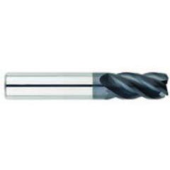 3/4" Dia. - 1-1/2" LOC - 6" OAL - .030-.035 Radius 4 FL Carbide S/E HP End Mill-AlTiN - Exact Industrial Supply