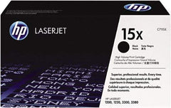 Hewlett-Packard - Black Toner Cartridge - Use with HP LaserJet 1200, 1220, 3300mfp, 3310, 3320, 3330mfp, 3380 All-in-One - Exact Industrial Supply