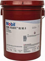 Mobil - 5 Gal Pail Mineral Spindle Oil - ISO 10, 10 cSt at 40°C & 2.62 cSt at 100°C - Exact Industrial Supply