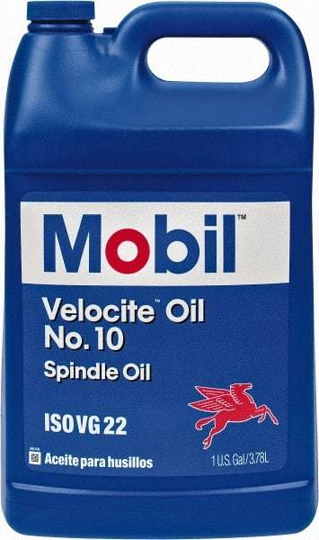 Mobil - 1 Gal Container Mineral Spindle Oil - ISO 22, 22 cSt at 40°C & 4 cSt at 100°C - Exact Industrial Supply