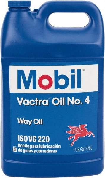 Mobil - 1 Gal Container, Mineral Way Oil - ISO Grade 220, SAE Grade 18 - Exact Industrial Supply