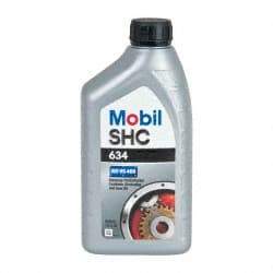 Mobil - 0.25 Gal Bottle, Synthetic Gear Oil - ISO 460 - Exact Industrial Supply