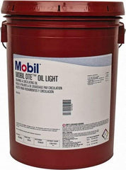 Mobil - 5 Gal Pail Mineral Circulating Oil - SAE 10, ISO 32, 31 cSt at 40°C & 5.5 cSt at 100°F - Exact Industrial Supply