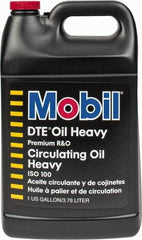 Mobil - 1 Gal Container Mineral Circulating Oil - SAE 30, ISO 100, 95.1 cSt at 40°C & 10.9 cSt at 100°F - Exact Industrial Supply