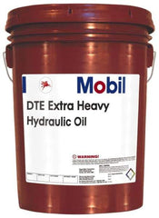 Mobil - 5 Gal Pail Mineral Circulating Oil - SAE 40, ISO 150, 146 cSt at 40°C & 14.4 cSt at 100°F - Exact Industrial Supply