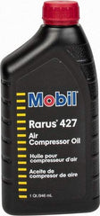 Mobil - Bottle, ISO 100, SAE 30, Air Compressor Oil - 300°, 104.6 Viscosity (cSt) at 40°C, 11.6 Viscosity (cSt) at 100°C - Exact Industrial Supply