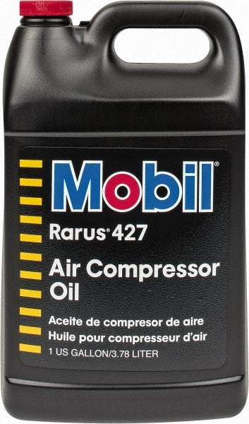 Mobil - 1 Gal Bottle, ISO 100, SAE 30, Air Compressor Oil - 300°, 104.6 Viscosity (cSt) at 40°C, 11.6 Viscosity (cSt) at 100°C - Exact Industrial Supply