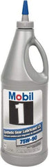 Mobil - 0.25 Gal Bottle, Synthetic Gear Oil - 120 St Viscosity at 40°C, 15.9 St Viscosity at 100°C - Exact Industrial Supply