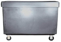 Bayhead Products - 800 Lb Load Capacity, Polyethylene Rolling Covered Container - 21" Wide x 41" Long x 21-1/2" High - Exact Industrial Supply