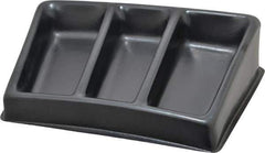 Bayhead Products - 12-1/2" Wide x 3" High x 8-1/2" Deep, Small Parts Assembly Tray - Plastic Frame, 3 Compartments, 6-1/2" Wide x 2-1/2" Deep Bin - Exact Industrial Supply