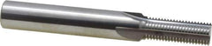 Scientific Cutting Tools - 1/2-20 Thread, 1/2" Shank Diam, Bright Coating, Solid Carbide Straight Flute Thread Mill - 4 Flutes, 3-1/2" OAL, 1/2" Min Noml Diameter - Exact Industrial Supply
