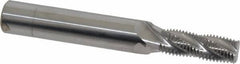 Scientific Cutting Tools - 1/2-20 UNF, 0.4" Cutting Diam, 4 Flute, Solid Carbide Helical Flute Thread Mill - Internal/External Thread, 1.12" LOC, 3-1/2" OAL, 1/2" Shank Diam - Exact Industrial Supply