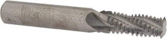 Scientific Cutting Tools - 9/16-12 UNC, 0.45" Cutting Diam, 4 Flute, Solid Carbide Helical Flute Thread Mill - Internal/External Thread, 1.117" LOC, 3-1/2" OAL, 1/2" Shank Diam - Exact Industrial Supply