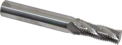 Scientific Cutting Tools - 9/16-20 UNS, 0.45" Cutting Diam, 4 Flute, Solid Carbide Helical Flute Thread Mill - Internal/External Thread, 1.12" LOC, 3-1/2" OAL, 1/2" Shank Diam - Exact Industrial Supply