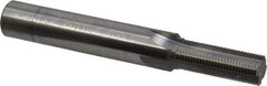 Scientific Cutting Tools - M12x1.00 Thread, 1/2" Shank Diam, Bright Coating, Solid Carbide Straight Flute Thread Mill - 4 Flutes, 3-1/2" OAL, M12 Min Noml Diamter - Exact Industrial Supply