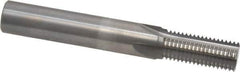 Scientific Cutting Tools - M14x1.50 Thread, 1/2" Shank Diam, Bright Coating, Solid Carbide Straight Flute Thread Mill - 4 Flutes, 3-1/2" OAL, M14 Min Noml Diamter - Exact Industrial Supply
