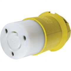 Hubbell Wiring Device-Kellems - 125V 20A NEMA L5-20R Marine Twist Lock Connector - Exact Industrial Supply