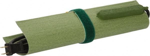 Greenlee - 13 Inch Length, 8-1/4 Inch Overall Width, 0 to 1-1/2 Inch Pipe Capacity Heating Blanket - Exact Industrial Supply