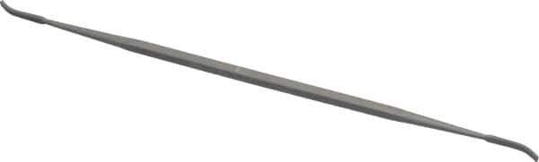 Grobet - 6" Riffler Precision Swiss Pattern File - Die Sinker's Handle - Exact Industrial Supply