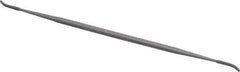 Grobet - 6" Riffler Precision Swiss Pattern File - Die Sinker's Handle - Exact Industrial Supply