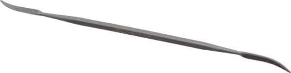 Grobet - 6" Riffler Precision Swiss Pattern File - Die Sinker's Handle - Exact Industrial Supply