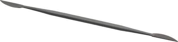 Grobet - 6" Riffler Precision Swiss Pattern File - Die Sinker's Handle - Exact Industrial Supply