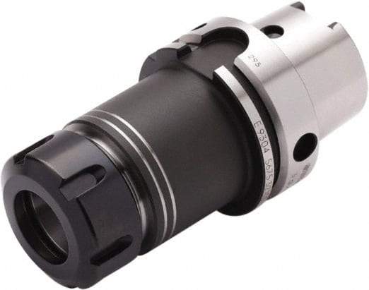 Seco - 0.039" to 0.63" Capacity, 2.755" Projection, HSK40A Hollow Taper, ER25 Collet Chuck - 3.543" OAL - Exact Industrial Supply