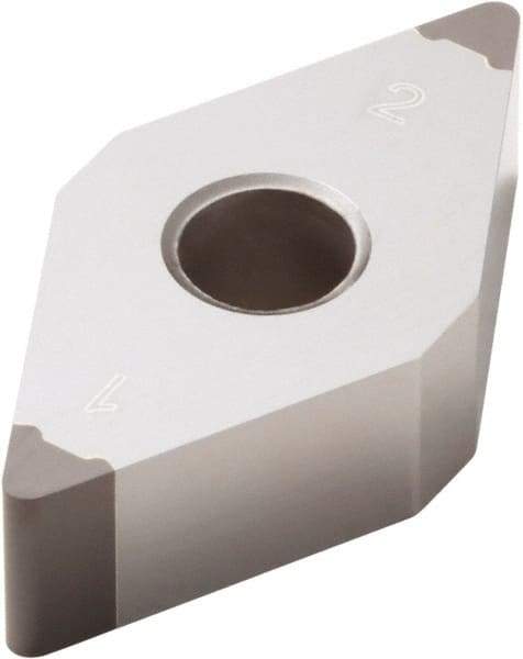 Seco - DNGA442 Grade CBN170 PCBN Turning Insert - Uncoated, 55° Diamond, 1/2" Inscr Circle, 1/4" Thick, 1/32" Corner Radius - Exact Industrial Supply