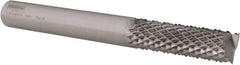 Seco - 8mm Diam, End Mill End, Solid Carbide Diamond Pattern Router Bit - Right Hand Cut, 2-61/64" OAL, Use on Composites - Exact Industrial Supply