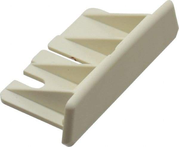 Wiremold - 2-1/4 Inch Long x 1 Inch Wide x 3/8 Inch High, Raceway Fitting - Ivory, For Use with Wiremold 2300 Series Raceways - Exact Industrial Supply