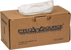 PRO-SOURCE - 0.31 mil Thick, Household/Office Trash Bags - 24" Wide x 33" High, Clear - Exact Industrial Supply