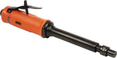 Dotco - 1/4" Collet, Straight Handle, Air Straight Die Grinder - 28,000 RPM, Rear Exhaust, 16 CFM, 0.3 hp, 90 psi, 1/4" Inlet - Exact Industrial Supply
