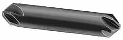 Hertel - 3/4" Head Diam, 3/4" Shank Diam, 6 Flute 120° High Speed Steel Countersink - Exact Industrial Supply