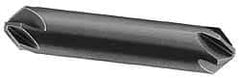 Hertel - 3/4" Head Diam, 3/4" Shank Diam, 6 Flute 60° High Speed Steel Countersink - 4" OAL, Straight Shank - Exact Industrial Supply