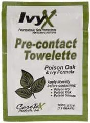 North - Anti-Itch Relief Wipe - Packet, Poison Ivy - Exact Industrial Supply