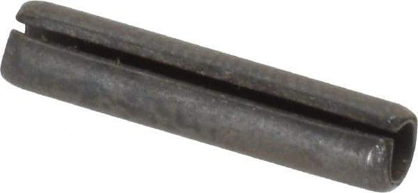 Value Collection - 5/32" Diam x 3/4" Long Slotted Spring Pin - Grade 1070-1090 Alloy Steel, Black Oxide Finish - Exact Industrial Supply