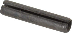 Value Collection - 5/32" Diam x 3/4" Long Slotted Spring Pin - Grade 1070-1090 Alloy Steel, Black Oxide Finish - Exact Industrial Supply