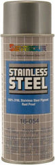 Seymour of Sycamore - Stainless Steel, 13 oz Net Fill, Satin, Metallic Spray Paint - 13 oz Container - Exact Industrial Supply